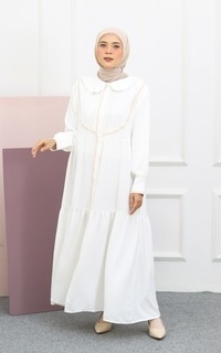 Caria Dress - White ZRN