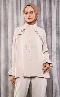 Shirt Emily Shirt Taupe for HIJUP