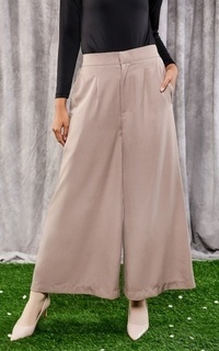 Pants Basic Pleated Palazzo