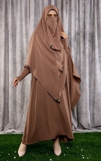 Khimar Ruwa Light Brown For Hijup