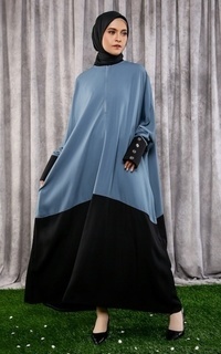 Long Dress Kala Abaya Electric Asure For Hijup