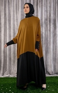 Gamis Kala Abaya Dark Mustard For Hijup