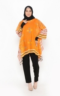 Cardigan Zigzag Saffron Tenun Blouse