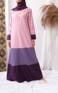 Gamis Bella Dress Purple