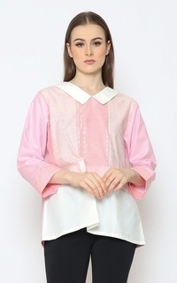 Blus Atasan Wanita Danish Wardrobe Elena Top Blouse - Pink