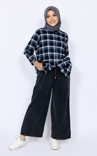 Pants Kulot Denim Emma DSBLK