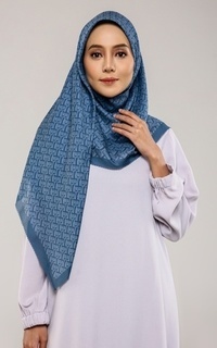 Hijab Motif Bimu Voile Square - Mediterranea