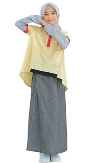 Overall Setelan Rok Anak Bahan Katun Premium LGA 852