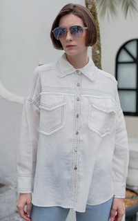 Shirt Hera Pocket Shirt - White