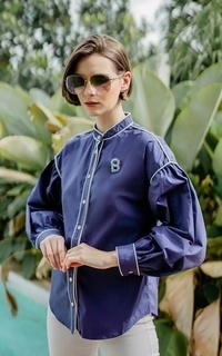 Kemeja Kalula Shirt - Navy 