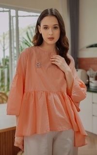 Blus Naura Blouse - Peach