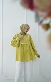 Shirt Abame Atla Blouse Lime