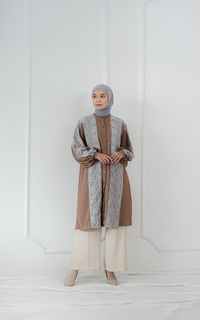 Tunic Abame Lio Tunic Brokat Brown