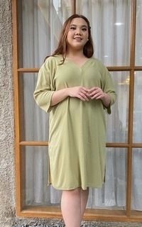 Tunic Lona Oversize Tunic Sage M16776 R52S2