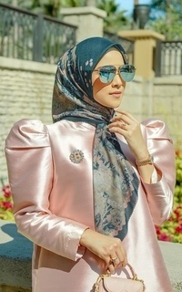 Hijab Motif Al Qasr Voile Square - Oasis