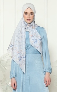 Printed Scarf ARABELLA SERIES_WHITE