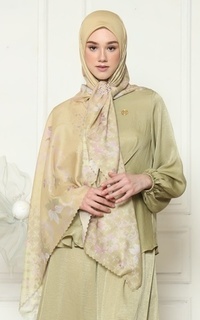 Printed Scarf ARABELLA SERIES_LIME