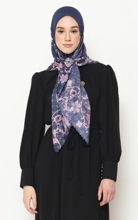 Printed Scarf ARABELLA SERIES_DENIM