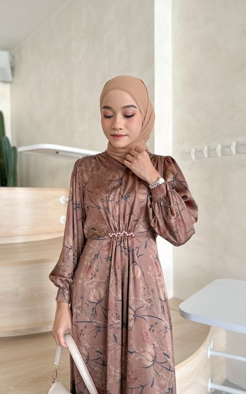 Contoh long top dress modern