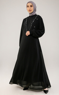 Long Dress Gausia Dress Black