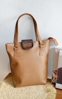 Tas Ciela Totebag Kulit Wanita CARAMEL-677582