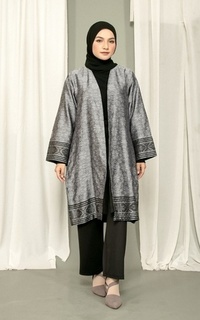 Cardigan Ozge Diamond Tenun Long Cardigan