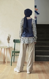Kemeja TUNEECA DAILY KEMEJA Myra - D-0422003 Navy-677874