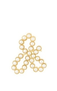 Signature Pearl Brooch - Gold