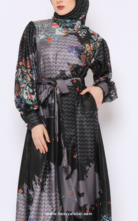 Long Dress DRESS MELCIA_BLACK