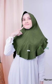 Hijab Polos Maryam Khimar - Size M