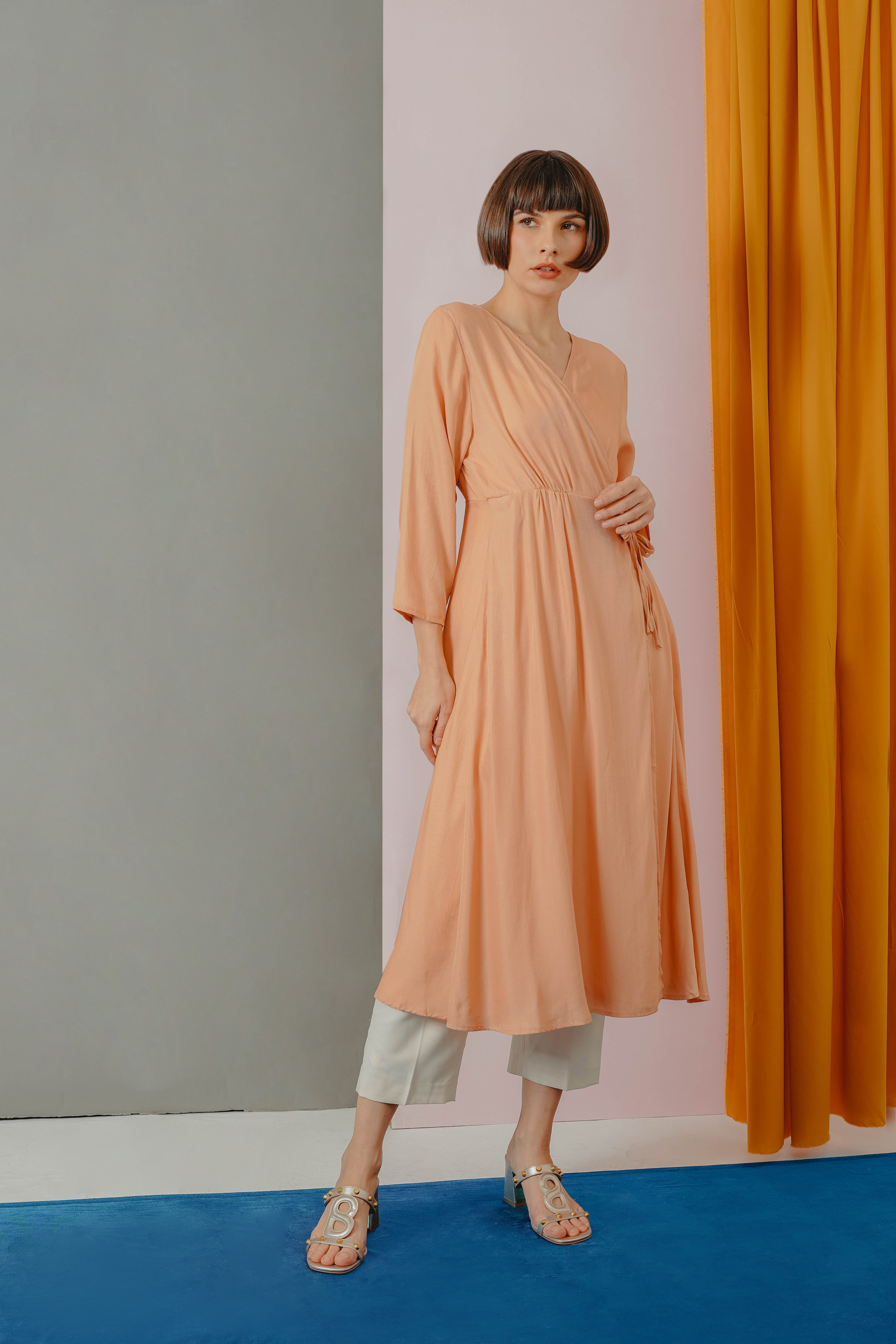 Tunic Namika Wrap Tunic - Peach