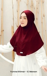 Hijab Polos Yumna Khimar - Size S