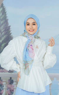 Hijab Motif Hana - Ice Berg (Voal Square)
