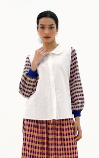 Blouse NONA Celosia Shirt Indigo