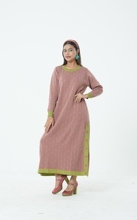 Tunik NONA Tammy Side Slit Dress Avocado