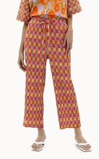 Pants NONA Fluttershy Pleat Pants Tangerine