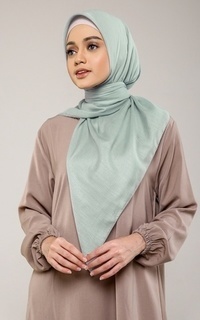 Hijab Polos Everyday Scarf - Cameo Green