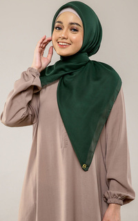 Hijab Polos Everyday Scarf - Hunter Green