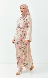 Gamis Dress Garden Daphne Red-680506