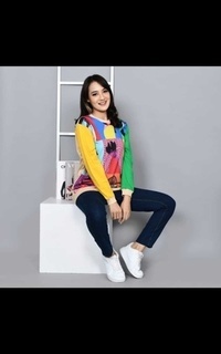 Blus Outfit Premium Sweetshirt Woman multicolor-680622