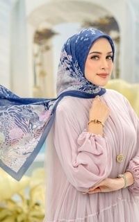 Hijab Motif The Little Mermaid 2.0 - Deep Sea - Voile Square