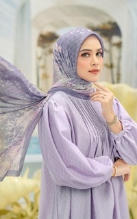 Hijab Motif The Little Mermaid 2.0 - Anemone - Voile Square