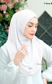 Hijab Polos Ushna Bergo - All Size