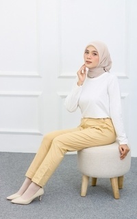 Celana Nada Pant - Cream ZRN Cream-681234
