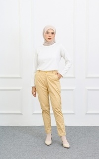 Celana Nada Pant - Cream ZRN Cream-681236