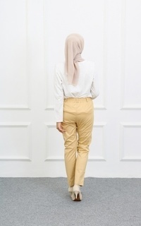 Celana Nada Pant - Cream ZRN Cream-681237