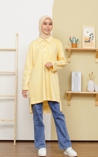 Tunic Ukh Tunic Button Yellow