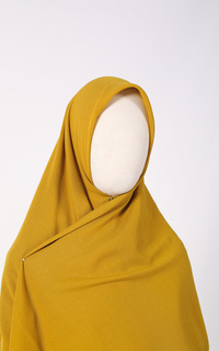 Hijab Polos Kaiya Voal Syar'i - Mustard