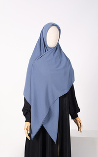 Plain Scarf Kaiya Voal Syar'i - Denim