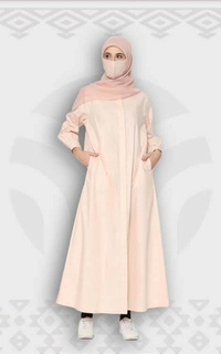 Long Dress RachmiaGamis Auni Casual Moslem